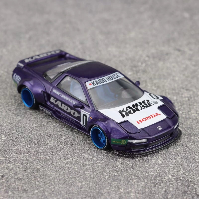1:64 Honda NSX Racing V2 Diecast Model  Metallic Purple Kaido House Edition