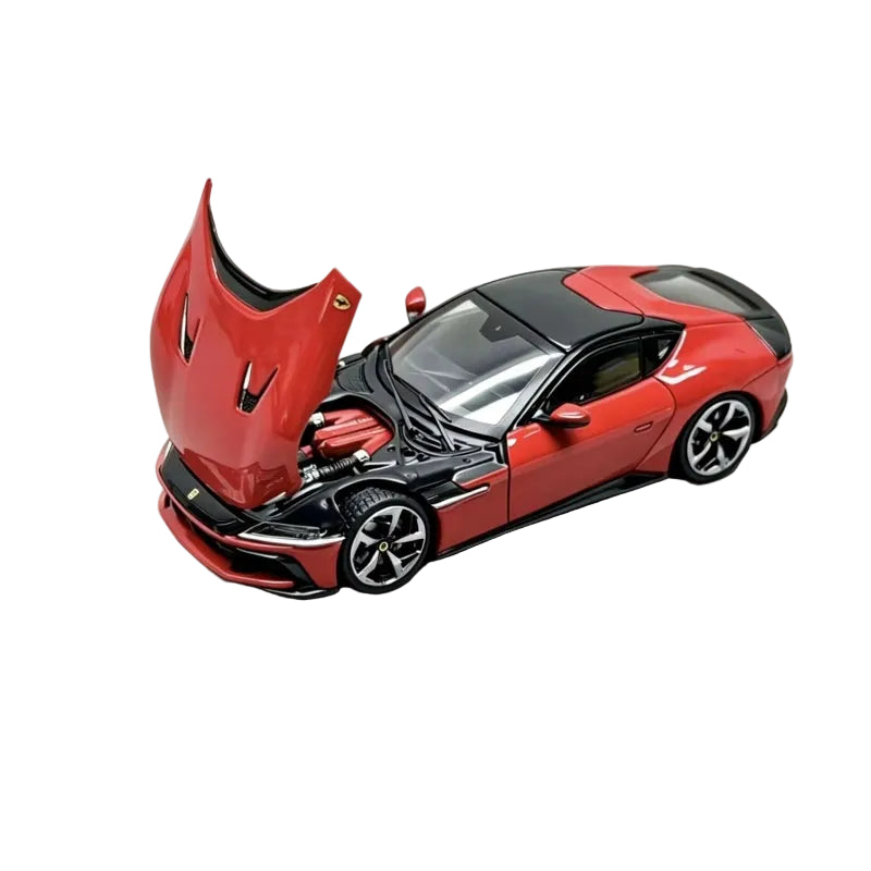 1:64 Ferrari 12Cilindri Coupe Hardtop Openable Diecast Car Model