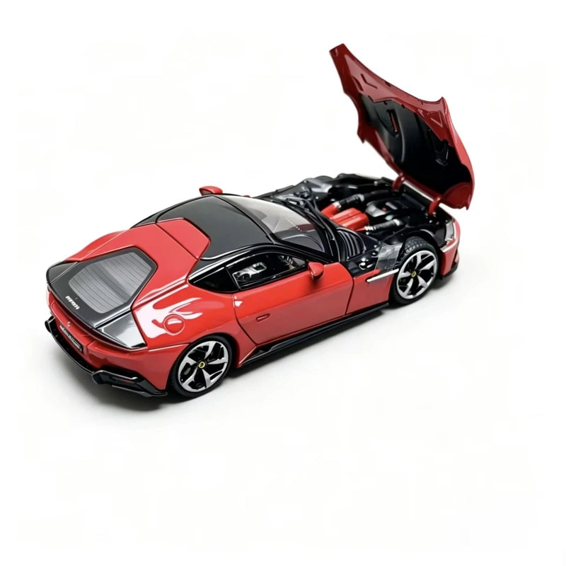 1:64 Ferrari 12Cilindri Coupe Hardtop Openable Diecast Car Model