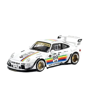 1:64 Porsche RWB 993 Apple Modified Edition Simulation Car Model