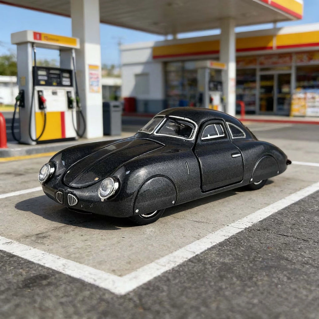 1:64 Porsche Type 64 1939 Prototype Full Opening Alloy Car Model