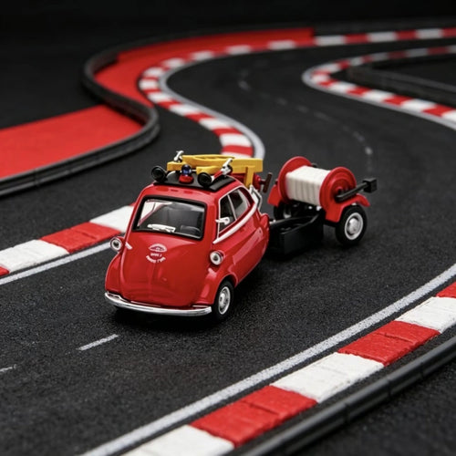 1:64 BMW Isetta Fire Engine Set Diecast Alloy Model  Feuerwehr Edition