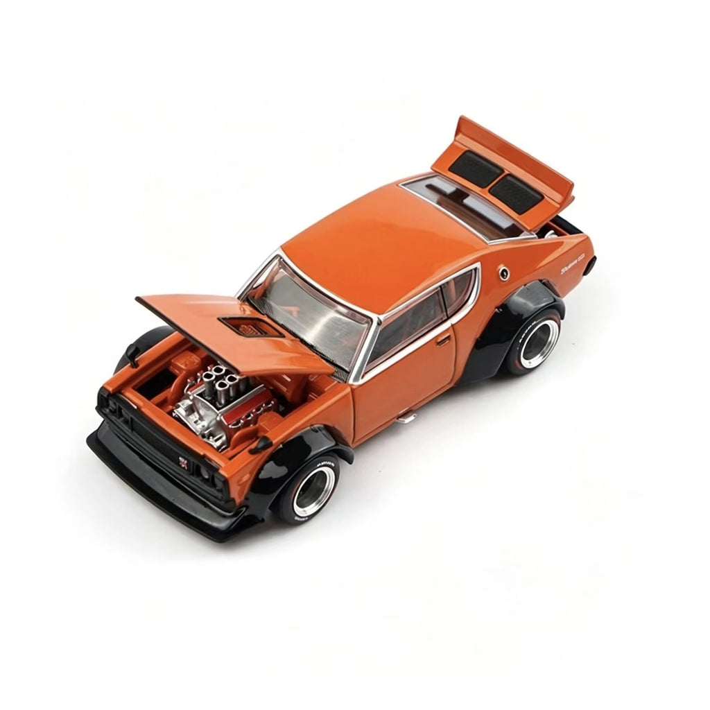 1:64 Nissan Skyline GT-R V8 Diecast Model Car Racing Sports Car Replica