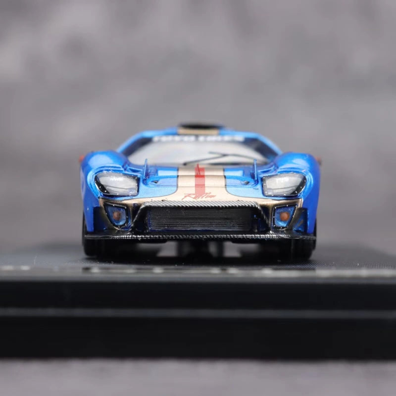 1:64 Scale Ford GT40 Openable Alloy Diecast Car Model Blue