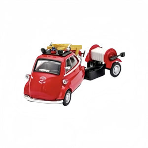 1:64 BMW Isetta Fire Engine Set Diecast Alloy Model  Feuerwehr Edition