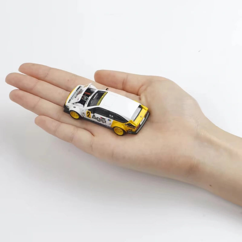 1:64 Alfa Romeo GTV6 Agip RM Widebody Modified Alloy Collectible Car Model