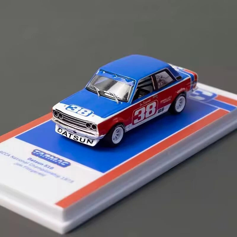 1:64 Datsun 510 SCCA 1973 Champion Car #38 Diecast Model Car