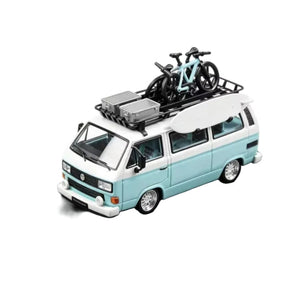 1:64 Scale Volkswagen T3 Lowrider Modified Diecast Model Van with Accessories