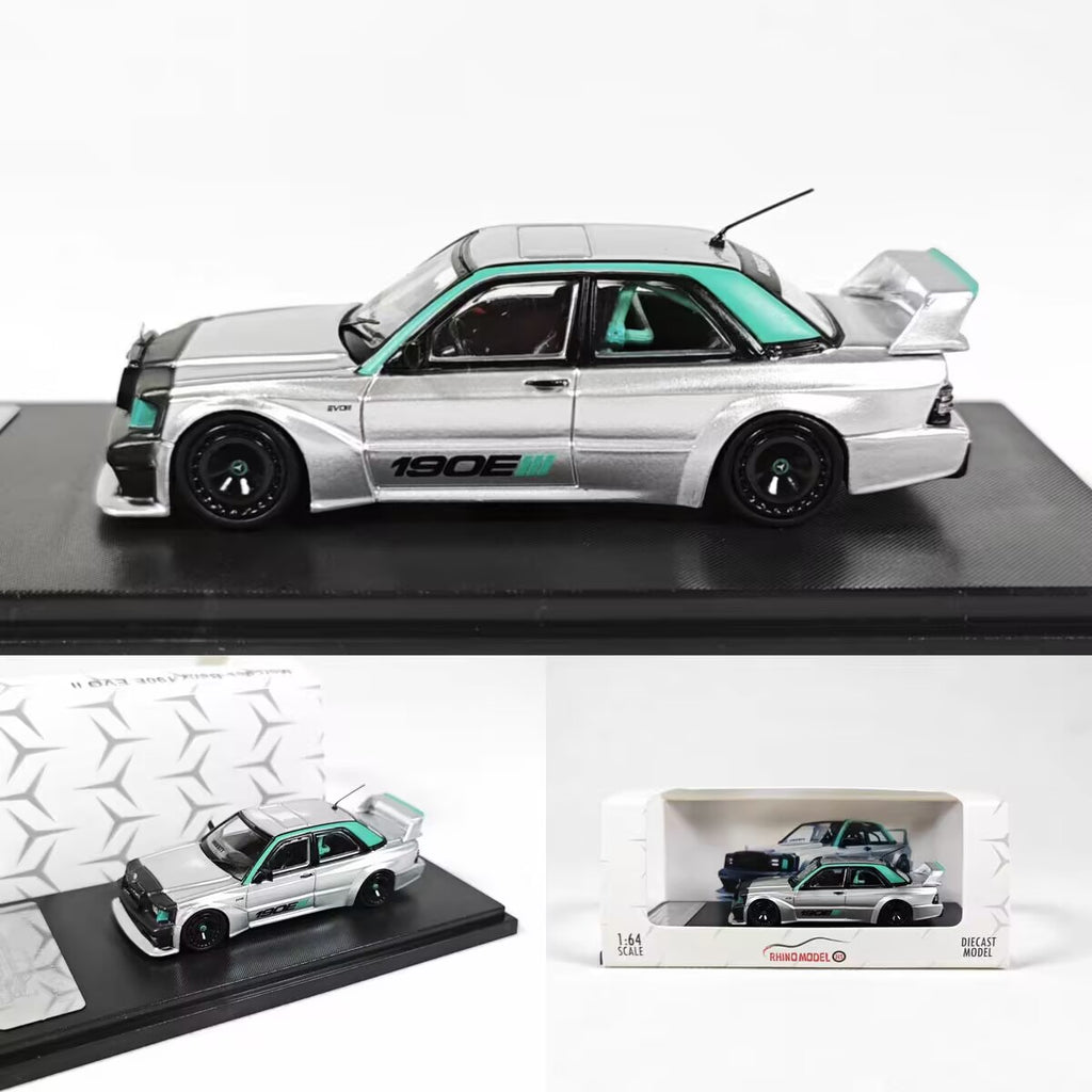 1:64 Scale Mercedes-Benz 190E W201 Evo II Modified Diecast Model Car