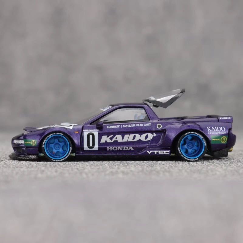 1:64 Honda NSX Racing V2 Diecast Model  Metallic Purple Kaido House Edition