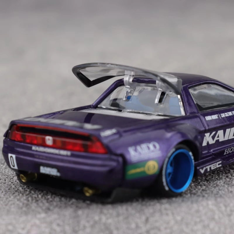 1:64 Honda NSX Racing V2 Diecast Model  Metallic Purple Kaido House Edition