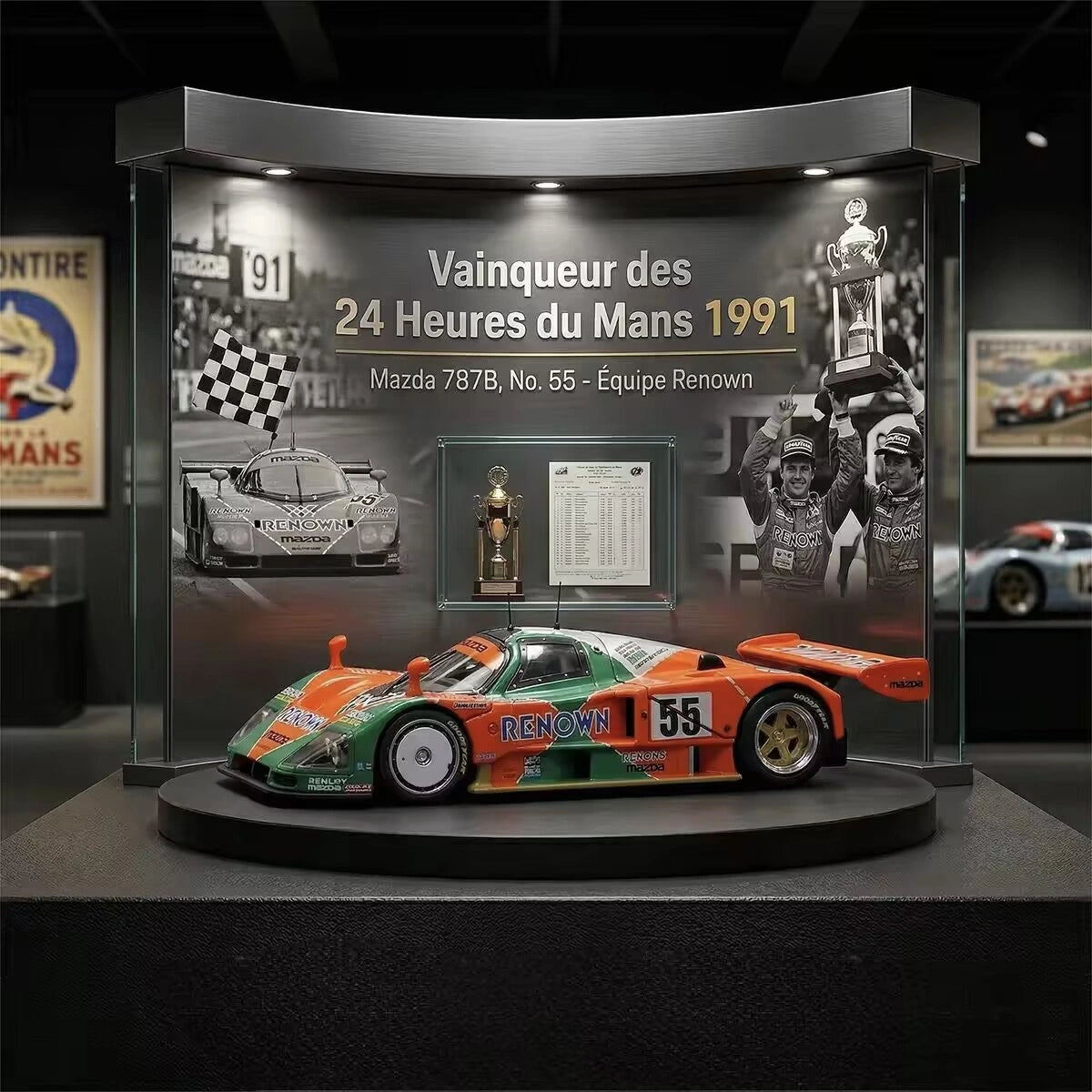 1:64 Scale Mazda 787B 1991 Le Mans 24H Winner Diecast Model Car