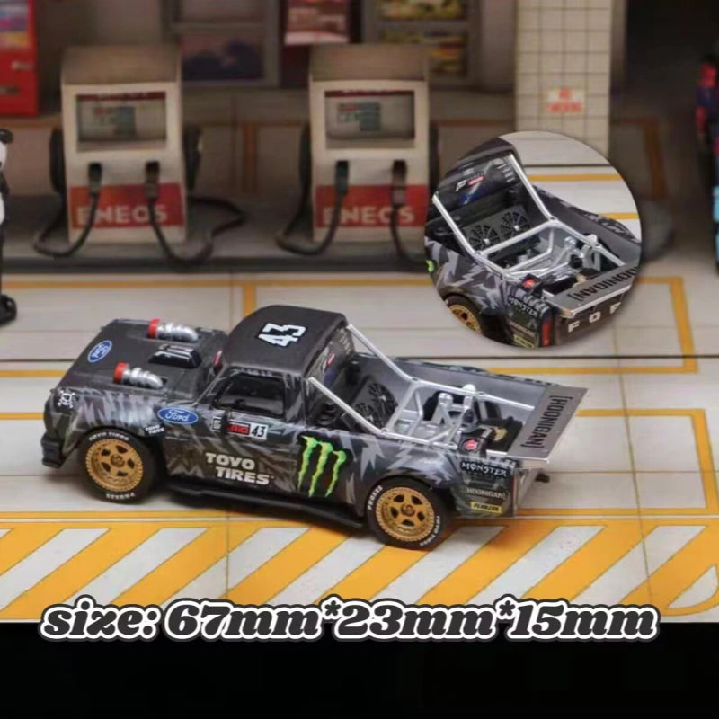 1:64 Ford Mustang RTR & Ford F-150 Pickup Livery Diecast Model