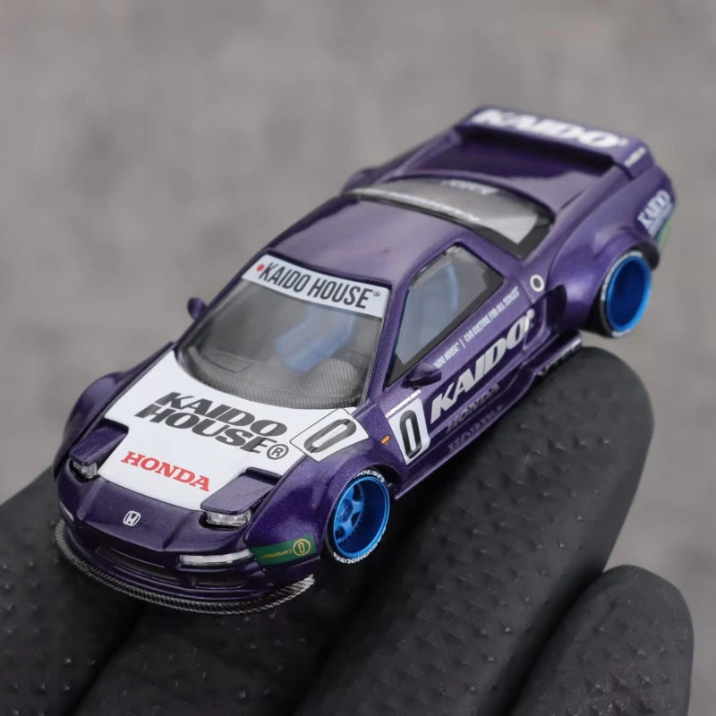 1:64 Honda NSX Racing V2 Diecast Model  Metallic Purple Kaido House Edition