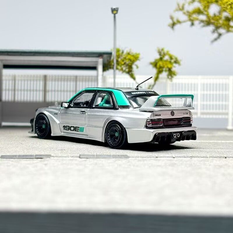 1:64 Scale Mercedes-Benz 190E W201 Evo II Modified Diecast Model Car