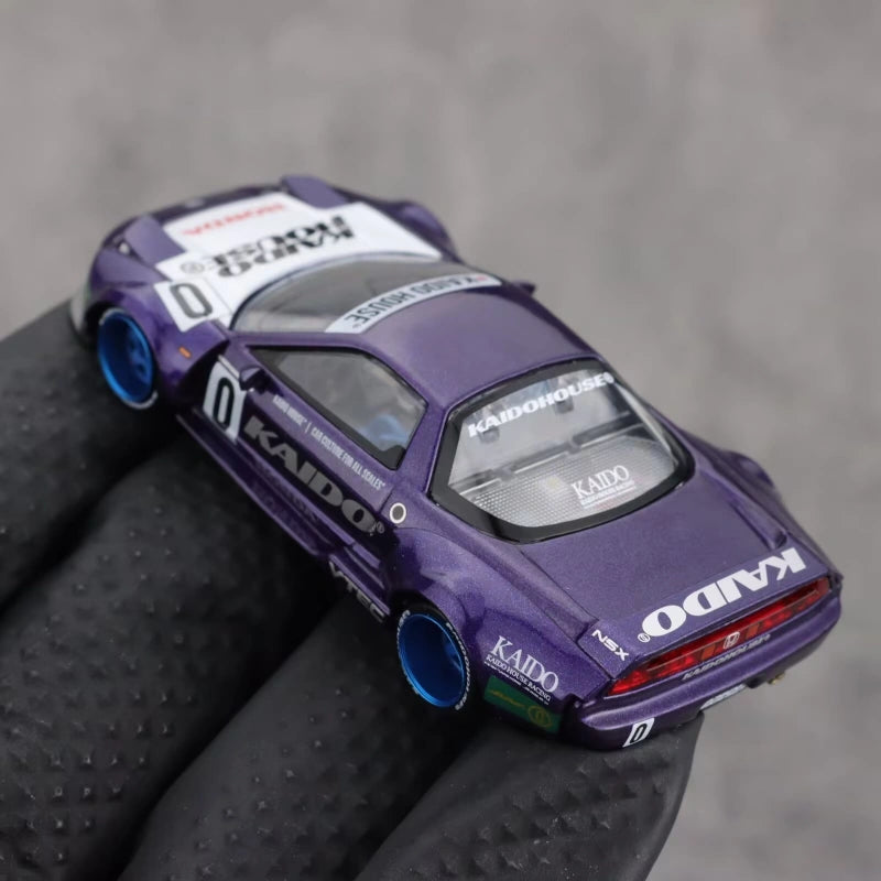 1:64 Honda NSX Racing V2 Diecast Model  Metallic Purple Kaido House Edition