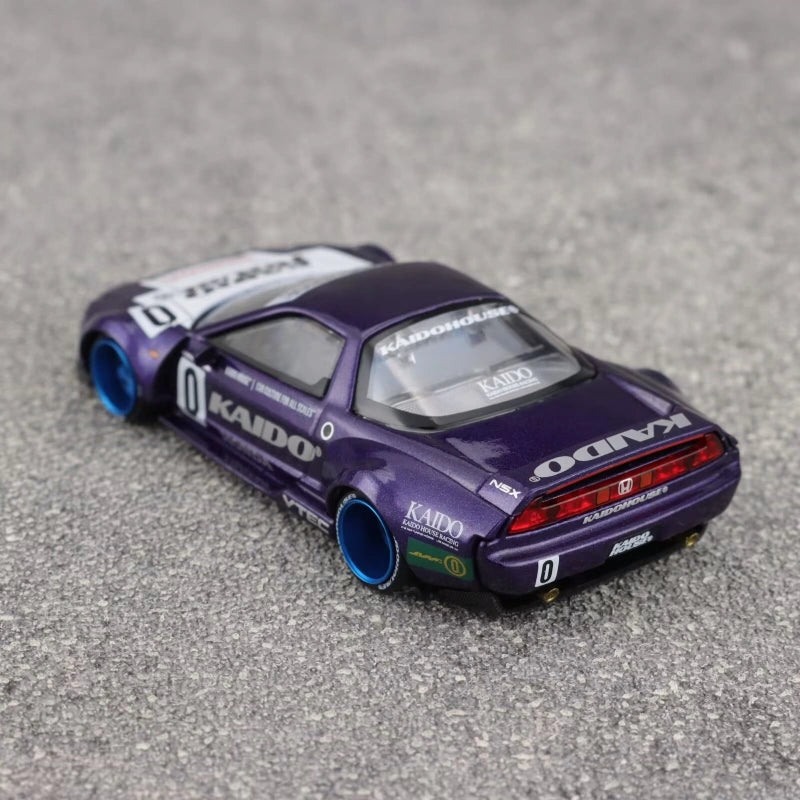 1:64 Honda NSX Racing V2 Diecast Model  Metallic Purple Kaido House Edition