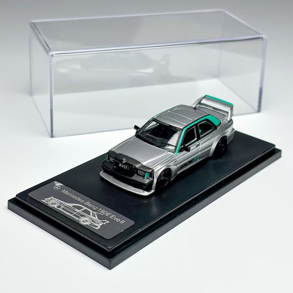 1:64 Scale Mercedes-Benz 190E W201 Evo II Modified Diecast Model Car