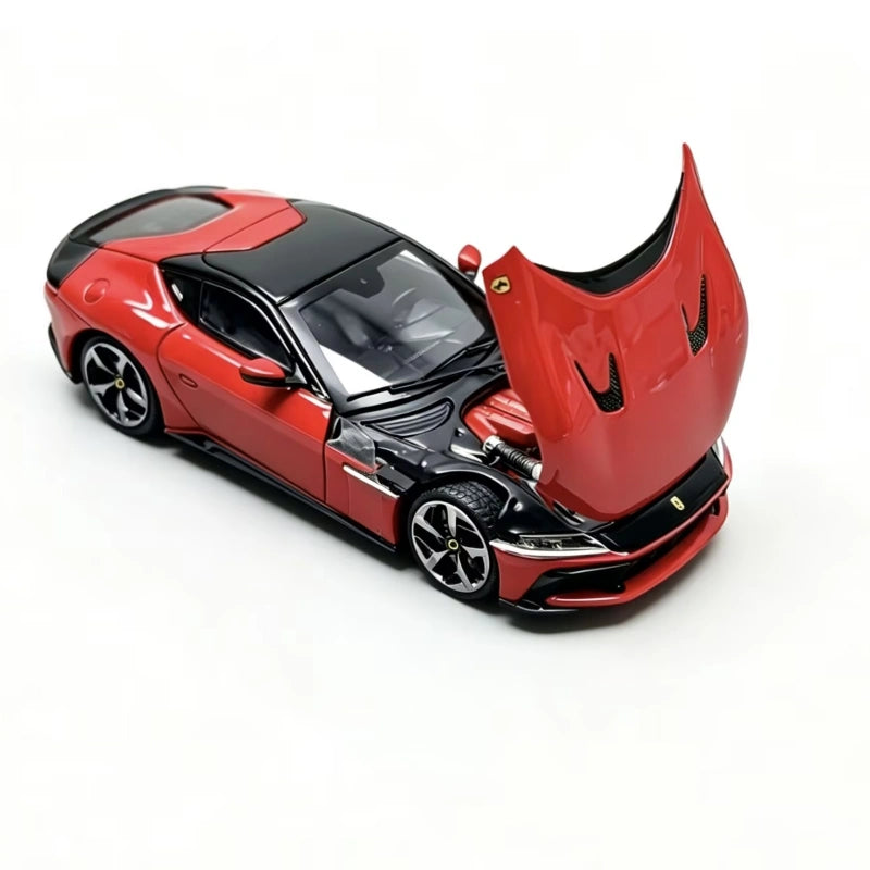 1:64 Ferrari 12Cilindri Coupe Hardtop Openable Diecast Car Model