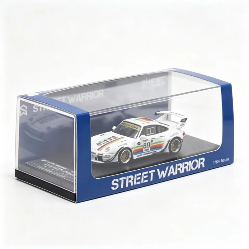 1:64 Porsche RWB 993 Apple Modified Edition Simulation Car Model